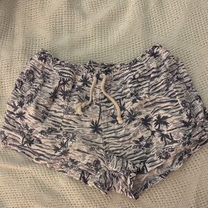 Women's Tropical Print Shorts